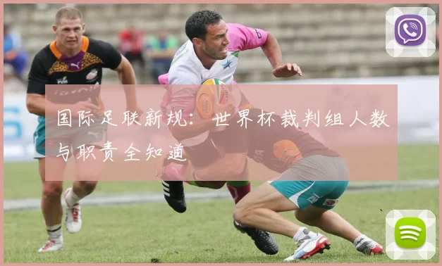 国际足联新规：世界杯裁判组人数与职责全知道