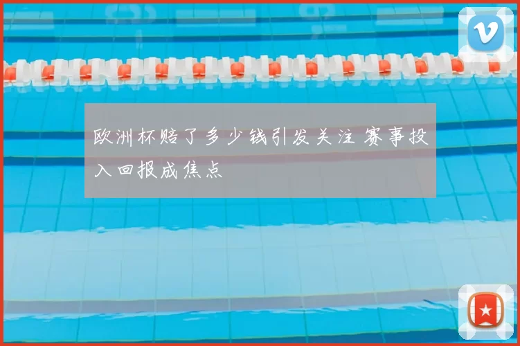 欧洲杯赔了多少钱引发关注 赛事投入回报成焦点