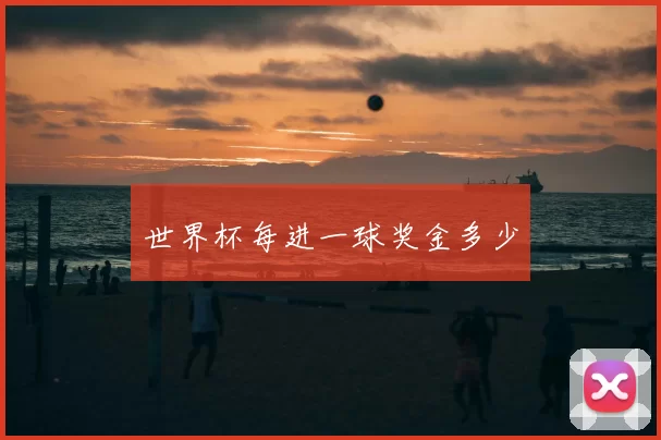 世界杯每进一球奖金多少
