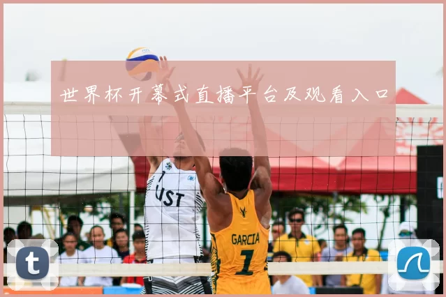 世界杯开幕式直播平台及观看入口
